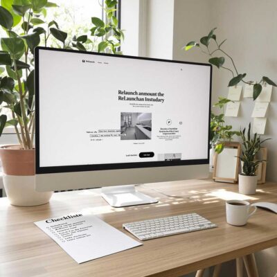 WordPress Relaunch: Der ultimative Leitfaden für Analyse, Planung und erfolgreiche Umsetzung 1 modern desk website relaunch checklist