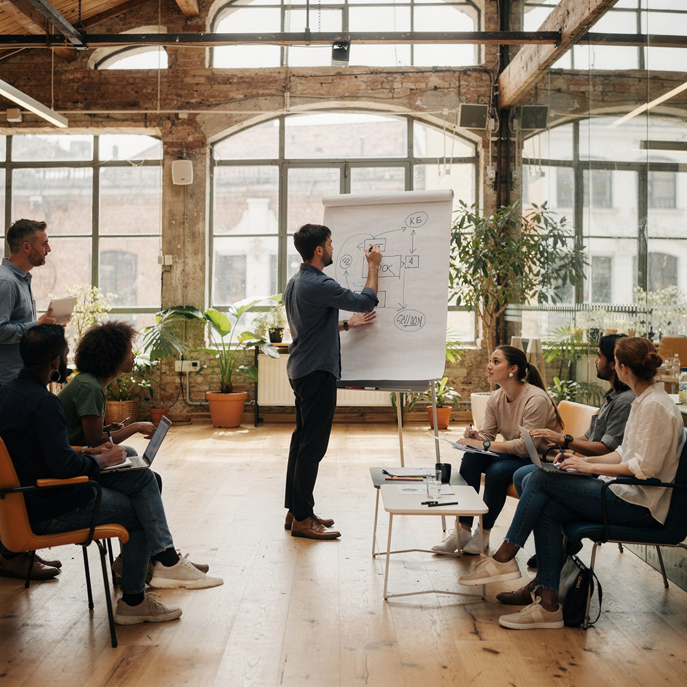 Über uns 2 team planning roadmap